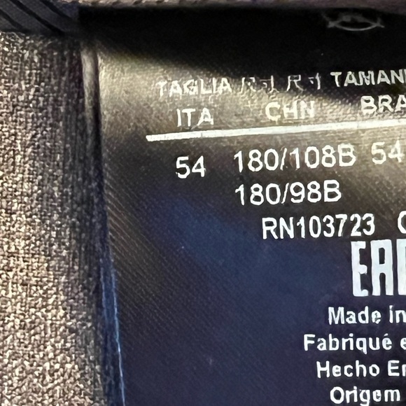 GIORGIO Armani authentic sports coat grey size44R Italian 54 gorpcore - Picture 13 of 16